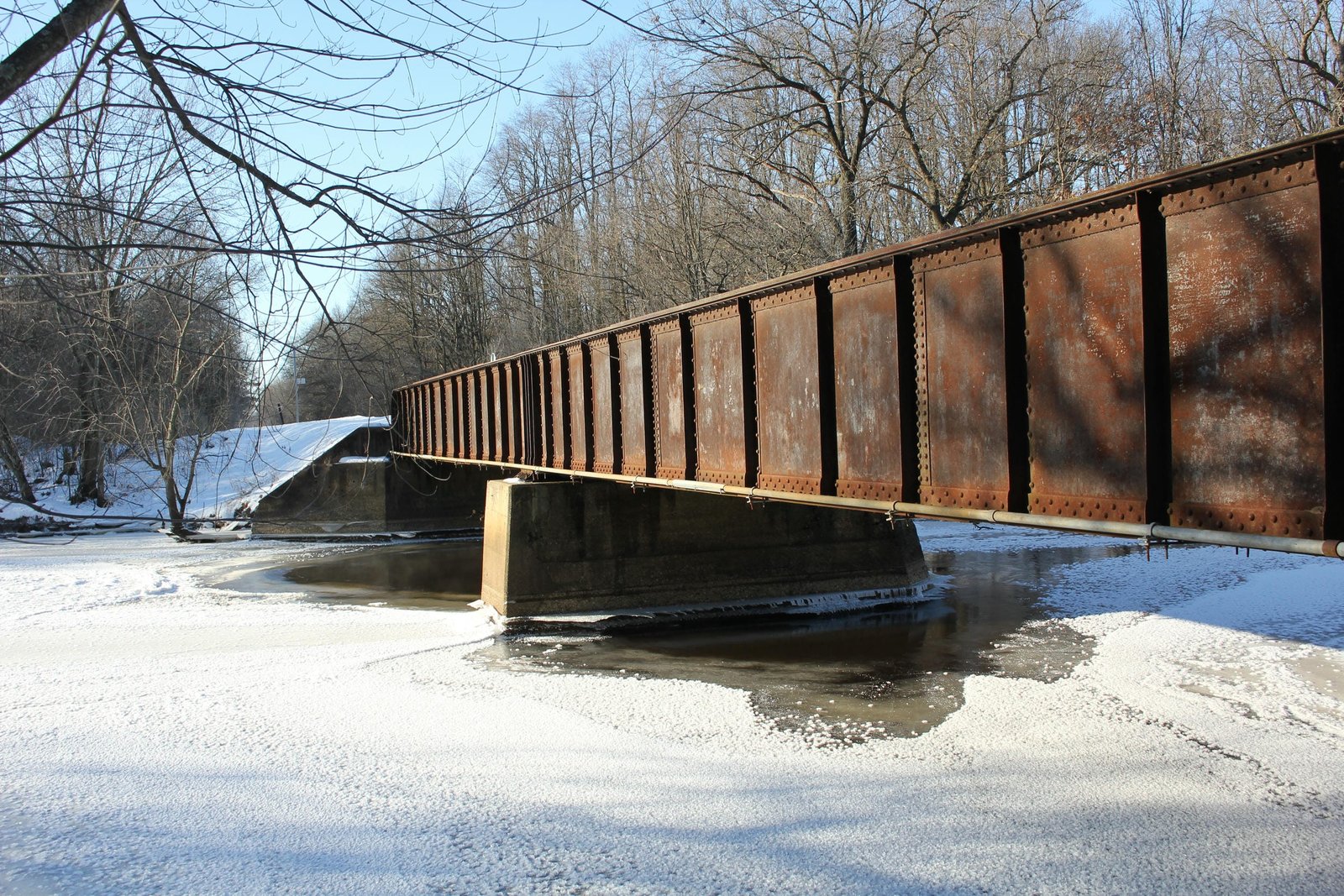 Looking south